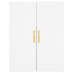 Berkfield Wall Mounted Cabinets 2 Pcs White 69.5X34X90 Cm - thumbnail 6