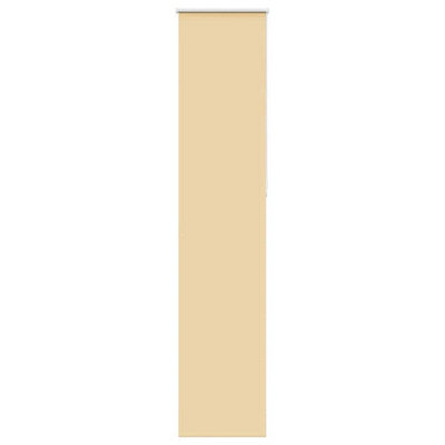 Berkfield Durable Roller Blind Blackout Beige 60X210 Cm Fabric Width 55.7 Cm Polyester