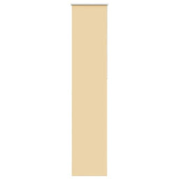 Berkfield Durable Roller Blind Blackout Beige 60X210 Cm Fabric Width 55.7 Cm Polyester