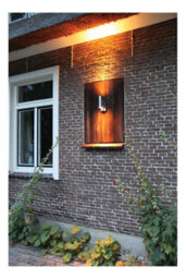 Luxform 230V Eden Wall Light Stainless Steel Pir - thumbnail 3