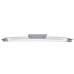 Flush Ceiling Light - Chrome Plate & Opal Glass - 2 X 16W Led T5 - Bulb Included