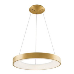 Luminosa Lighting Luminosa Modern Led Hanging Pendant Brushed Gold, Warm White 3000K 2750Lm - thumbnail 3
