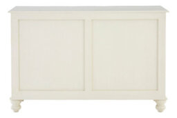 Orsina Sustainable 6 Drawer White Sideboard, Modern Storage Small Sideboard, Elegant Design Wooden Sideboard - thumbnail 3