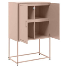 Berkfield Tv Cabinet White 100.5X39X60.5 Cm Steel - thumbnail 9