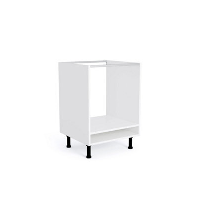 Wtc Premier Cab 600mm Kitchen Built Under Oven Housing Unit Cabinet White 18mm Mfc (Carcass Only) - image 1