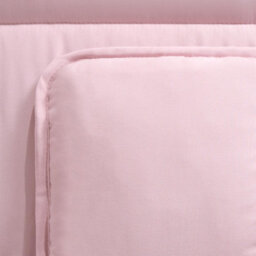 OHS Coverless 10.5 Tog Duvet & Pillowcase, Blush Pink - Single - thumbnail 3