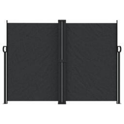Walplus Retractable Side Awning Garden Sun Shade Canopy Gazebo For Back Door, Porch, Patio Black 180X1200 Cm - thumbnail 3