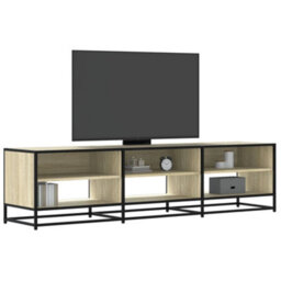 Berkfield Industrial Tv Cabinet Sonoma Oak 180X40X46 Cm Engineered Wood - thumbnail 2