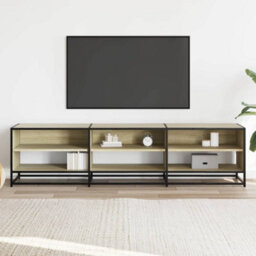 Berkfield Industrial Tv Cabinet Sonoma Oak 180X40X46 Cm Engineered Wood - thumbnail 3