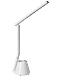 Beliani Led Desk Lamp White With Dimmer, 3 Cct Modes And Integrated Pen Holder - thumbnail 2