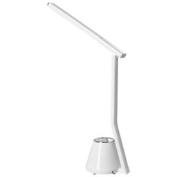 Beliani Led Desk Lamp White With Dimmer, 3 Cct Modes And Integrated Pen Holder - thumbnail 3