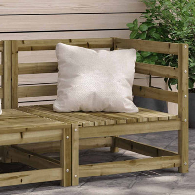 Berkfield Garden Sofa Corner 70X70X67 Cm Impregnated Wood Pine - image 1