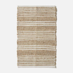 Homescapes Arlyn Natural Striped Handwoven Jute Rug, 45 X 70 Cm - thumbnail 2