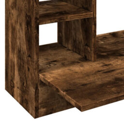 Berkfield Wall-Mounted Desk Smoked Oak 105X48X75 Cm Engineered Wood - thumbnail 8
