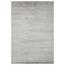 Grey Luxurious Modern Easy To Clean Abstract Viscose Wool Rug For Living Room, Bedroom - 168Cm X 244Cm - thumbnail 9