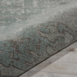 Grey Luxurious Modern Easy To Clean Abstract Viscose Wool Rug For Living Room, Bedroom - 168Cm X 244Cm - thumbnail 6