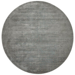 Grey Luxurious Modern Easy To Clean Abstract Viscose Wool Rug For Living Room, Bedroom - 168Cm X 244Cm - thumbnail 5