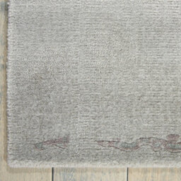 Grey Luxurious Modern Easy To Clean Abstract Viscose Wool Rug For Living Room, Bedroom - 168Cm X 244Cm - thumbnail 7