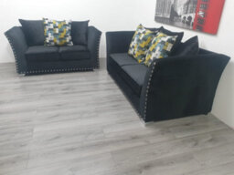 Stratus Interiors Maya Studded Velvet Sofa - 3 Seater - thumbnail 6