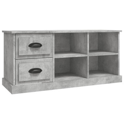 Berkfield Durable Tv Cabinet Concrete Grey 102X35.5X47.5 Cm Engineered Wood - image 1
