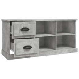 Berkfield Durable Tv Cabinet Concrete Grey 102X35.5X47.5 Cm Engineered Wood - thumbnail 7