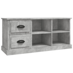 Berkfield Durable Tv Cabinet Concrete Grey 102X35.5X47.5 Cm Engineered Wood - thumbnail 1