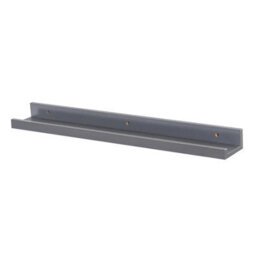 Harbour Housewares Floating Picture Ledge Shelf - Grey 57Cm Mdf Wall Mounted Display For Photos, Frames & Décor - thumbnail 1