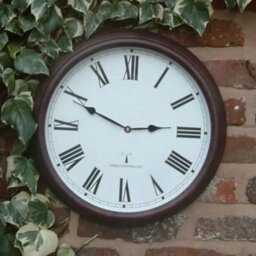 Primrose Outdoor Garden Wall Clock Perfect Time Radio Controlled 38Cm - thumbnail 2