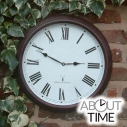 Primrose Outdoor Garden Wall Clock Perfect Time Radio Controlled 38Cm - thumbnail 3