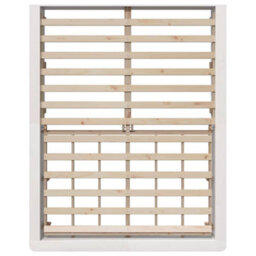 Berkfield Modern Bed Frame With Lift-Up Storage In White, 160 X 200 Cm, Solid Pine. - thumbnail 8