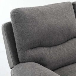 More4Homes Fosse 3 Seater Manual Recliner Fabric Modern Living Sofa Dark Grey - thumbnail 7