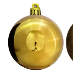 Christmas Tree World 6Cm Gold Bauble Set Shiny/matt (40 Pc) - thumbnail 4