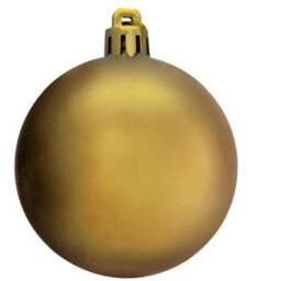 Christmas Tree World 6Cm Gold Bauble Set Shiny/matt (40 Pc) - thumbnail 5