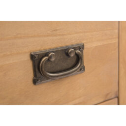 Cabinet Bits Lucca 2 Drawer Petite Bedside Table Brass Drop Handle - thumbnail 7