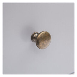 Cabinet Bits Biccari 3 Drawer Desk - Dressing Table Brass Knob - thumbnail 7