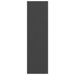 Berkfield Doormat Stripe Black And Grey 115X400 Cm - thumbnail 1