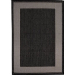 The Rugs Ecology Collection Outdoor Rugs In Black 200Bl - thumbnail 1