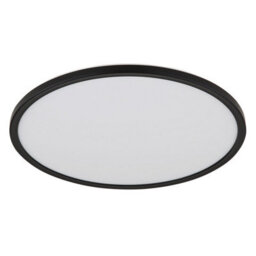 Luminosa Lighting Luminosa Sapana 42Cm Round Flush Ceiling Light Black Ip44 Led 3000K - thumbnail 2