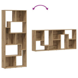 Walplus Bookcase Artisan Oak 67X24X161 Cm Engineered Wood - thumbnail 8