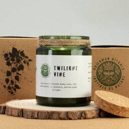 Serenityy Luxury Twilight Vine Soy Wax Candle 150G - Woodwick, Juicy Berry Top Notes, 26H Burn Time, Hand Poured - thumbnail 5
