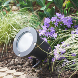 Valuelights Derwent Modern Ground Spike Wall Mount Ip65 Rated Outdoor Light In Black Finish - thumbnail 7