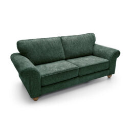 Abakus Direct Ingrid 3 Seater Sofa In Rifle Green - thumbnail 5