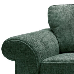 Abakus Direct Ingrid 3 Seater Sofa In Rifle Green - thumbnail 6