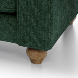 Abakus Direct Ingrid 3 Seater Sofa In Rifle Green - thumbnail 7