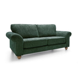 Abakus Direct Ingrid 3 Seater Sofa In Rifle Green - thumbnail 3