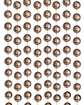 Werchristmas Mocha Oversized Beaded Garland 2.7 M - image 1