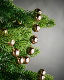 Werchristmas Mocha Oversized Beaded Garland 2.7 M - thumbnail 4