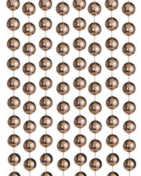 Werchristmas Mocha Oversized Beaded Garland 2.7 M - thumbnail 1