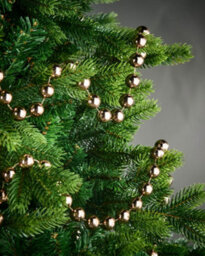 Werchristmas Mocha Oversized Beaded Garland 2.7 M - thumbnail 2
