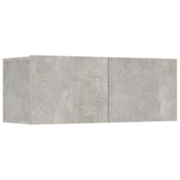 Berkfield 7 Piece Tv Cabinet Set Concrete Grey Engineered Wood - thumbnail 5